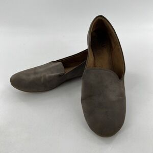 Naturalizer Natural Soul Womens Ballet Flat 9 M Alexis Faux Leather Taupe